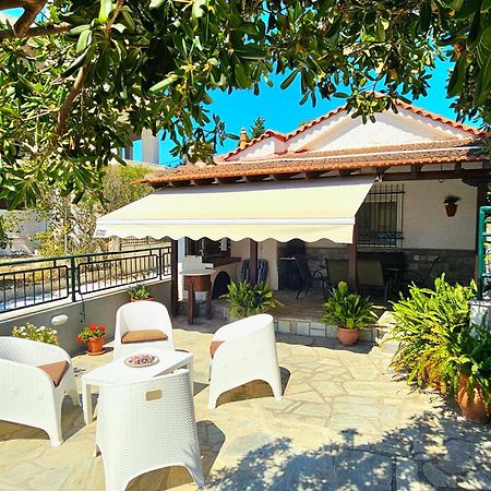 Polianthi Seaside House Villa Marathos  Bagian luar foto