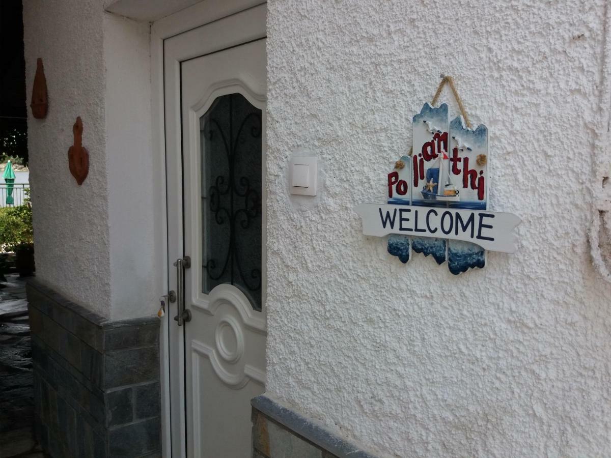 Polianthi Seaside House Villa Marathos  Bagian luar foto